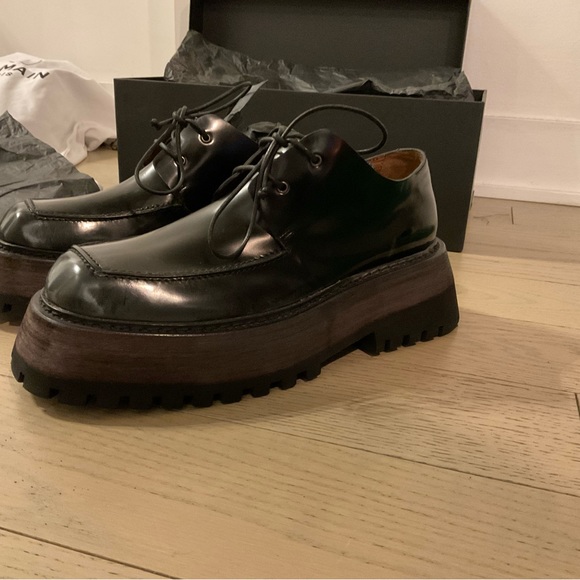 MARSÈLL Derbys Quadrarmato noirs black - Picture 6 of 8